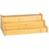 B&M Extendable 2 Tier Bamboo Cupboard Organiser -Kitchen Supply Store 394547 extendable bamboo cupboard organiser
