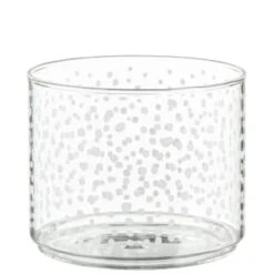 B&M Printed Glass Stackable Storage Jars 3pc - White 10 B&M Printed Glass Stackable Storage Jars 3pc - White -Kitchen Supply Store 396484 3pk printed glass stackable storage jars white 5