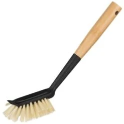 B&M Bamboo Dish Brushes 2pk -Kitchen Supply Store 397041 2pk bamboo dishbrushes 3