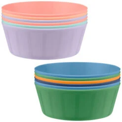 Simply Kids Colour Bowls 6pk - Multicolour -Kitchen Supply Store 398568 398571 6pk simply kids colour bowls group