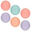 Simply Kids Colour Plates 6pk - Pastel -Kitchen Supply Store 398569 6pk simply kids colour plates girls 2